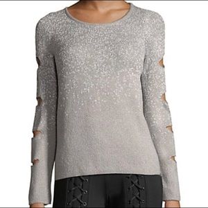 NWT SCRIPTED sparkle sweater